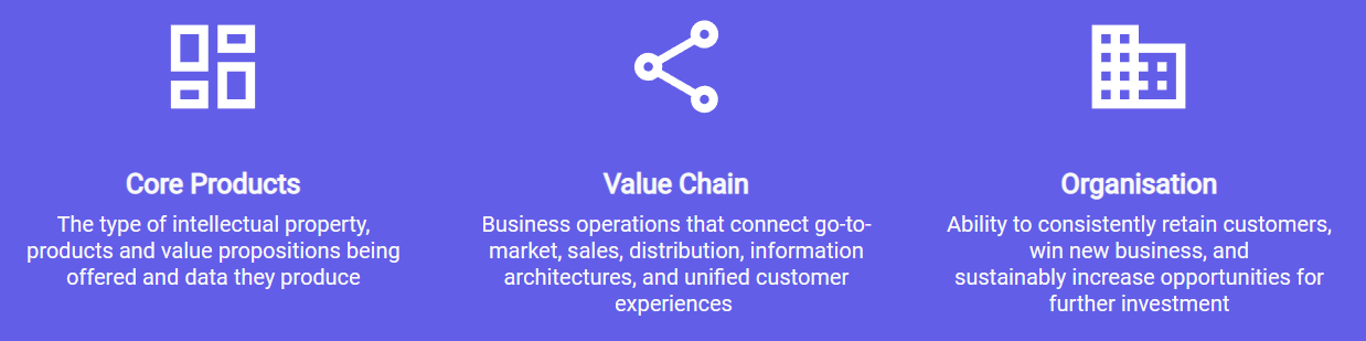 Business Assets: Core Products, Value Chain, Organisation