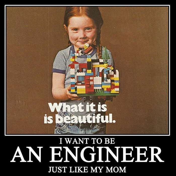 I want to be an engineer like my mom